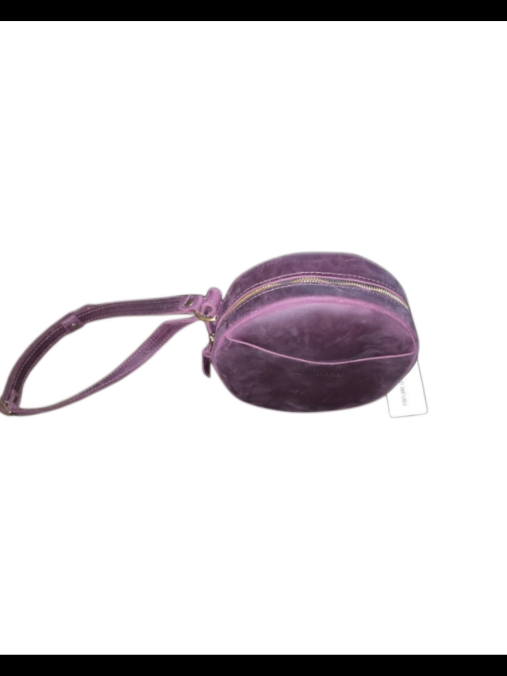 Portland Leather - Large Circle Crossbody in Larkspur